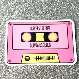 10/$10 Waterproof Sticker Cassette Tape Olivia Rodrigo